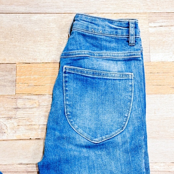 GARAGE Blue Mid-Rise Stretch Skinny Jeans | Classic Everyday Denim | Size 0* - Picture 3 of 11